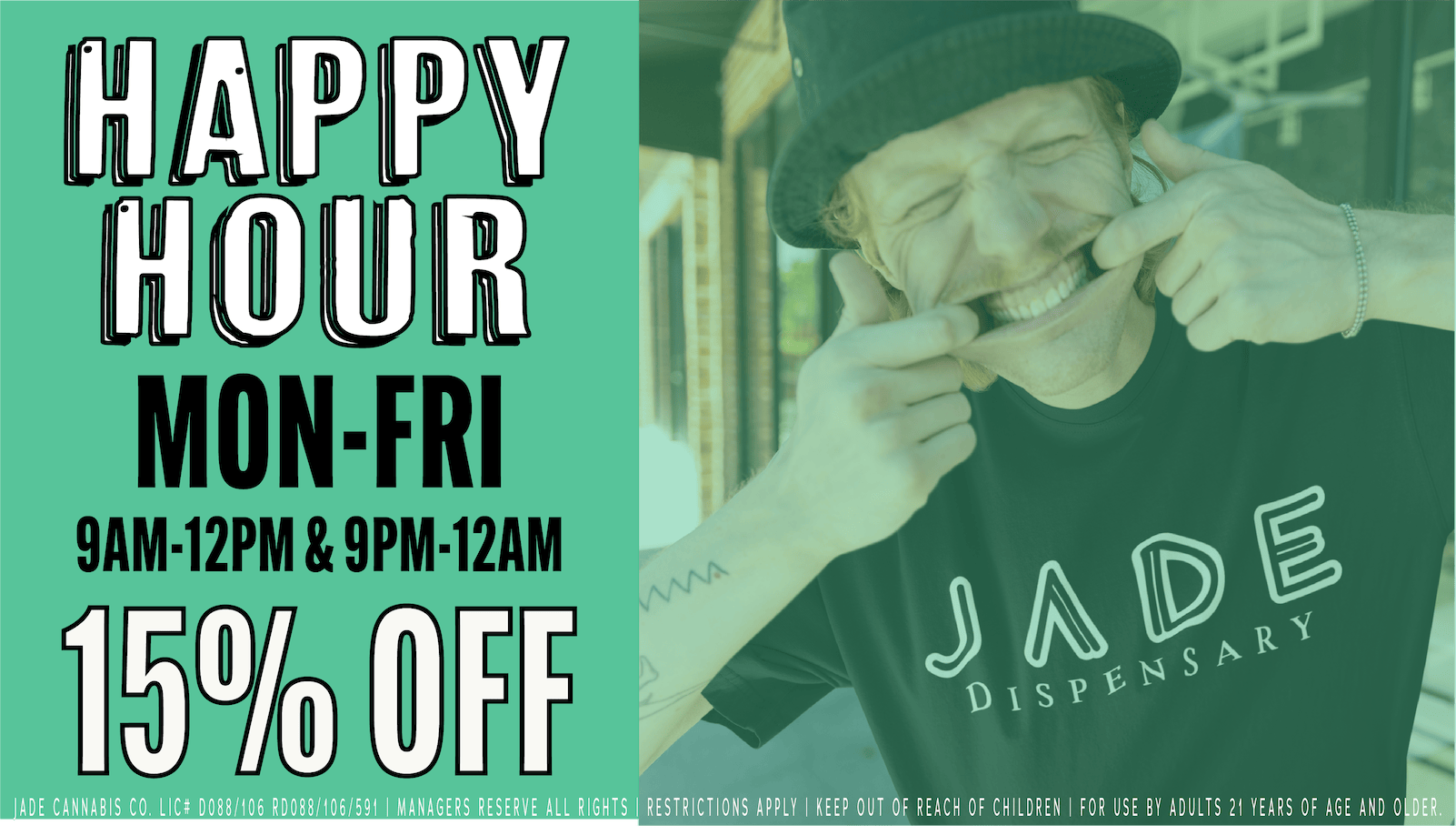 jade cannabis co happy hour